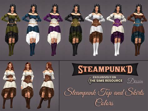 The Sims Resource Steampunked Steampunk Top