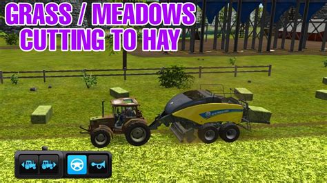 How To Cut Meadows Grass In FS 16 Farming Simulator 16 Grass To Hay