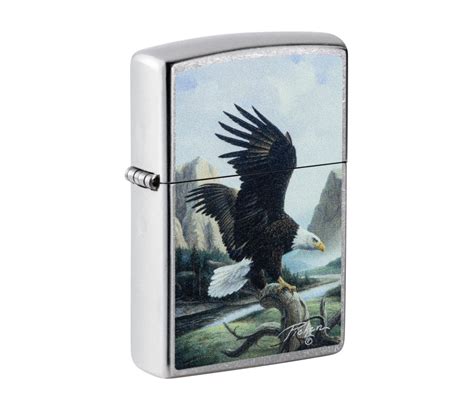 Zippo Lighter Bald Eagle By Linda Pickens Street Chrome Boswell Pipes