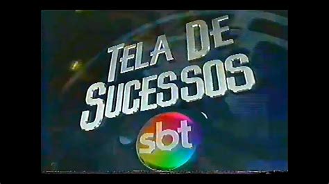 Chamada do mês Tela de Sucessos SBT xx 09 1997 YouTube