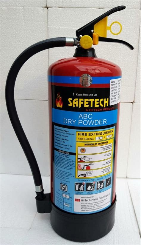 Dry Powder Safex ABC Fire Extinguisher 6kg At Rs 5400 In Tiruvallur