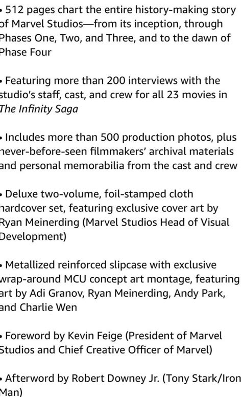 The Story Of Marvel Studios The Making Of The Marvel Cinematic