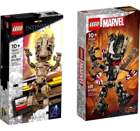 Lego Marvel Pack Groot Venomizado Yo Soy Groot Meses Sin Intereses