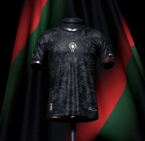 Camisa Portugal Edição Especial CR7 SIU 23 24 Preto Masculino