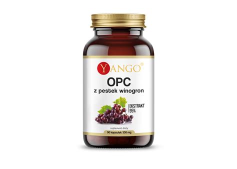 YANGO OPC 95 Ekstrakt Z Pestek Winogron 90 Kaps W BioU