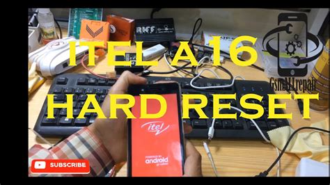 Hard Reset Itel A16 Youtube