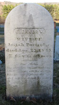 Eleanor W Grant Partridge 1797 1845 Mémorial Find a Grave