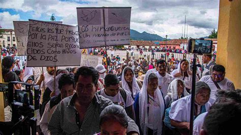 Ind Genas Marchan Contra Violencia Y Desapariciones En Chiapas N