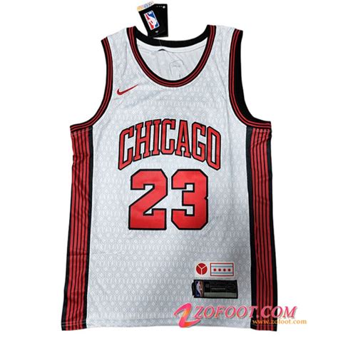 Ou Acheter Maillot Chicago Bulls Jordan Blanc