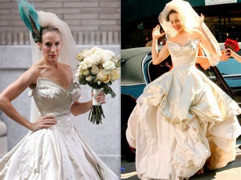 Sex And The City Carrie Bradshaw Wedding Dress From Vogue Photo Shoot