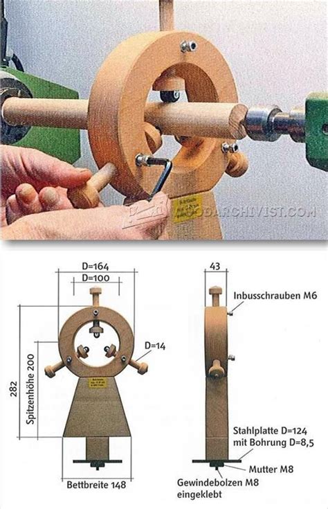 DIY Lathe Steady Rest Lathe Tips Jigs And Fixtures WoodArchivist