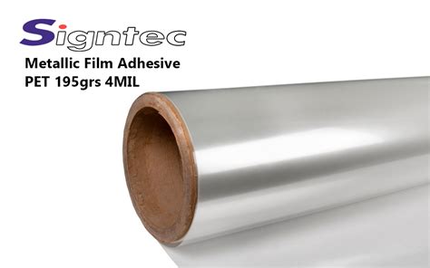 Metallic Film Adhesive PET 195grs 4MIL Invención Digital tienda virtual