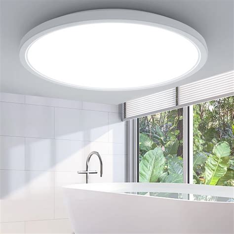 Peasur 24W LED Ceiling Lights for Bedroom 1950LM Ø22CM 8 6 Super Thin