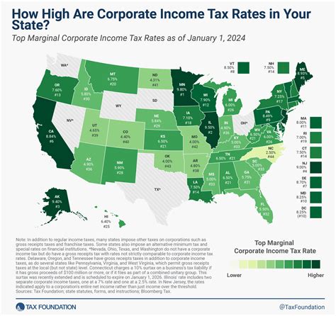 State Corporate Income Tax Rates and Brackets, 2024 - Taxes Alert