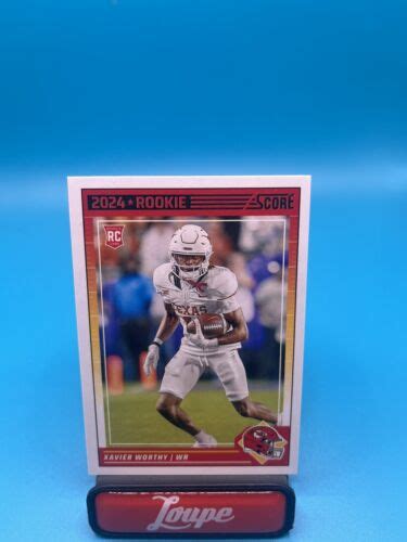 Xavier Worthy Panini Score Base Rookie Kansas City Chiefs