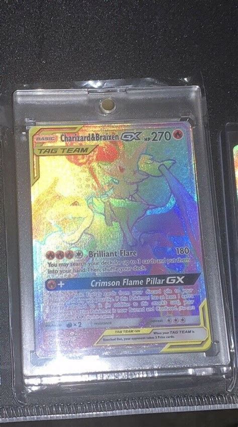 Mavin Pokémon Charizard Braixen Gx Possible 10 Full Art Secret