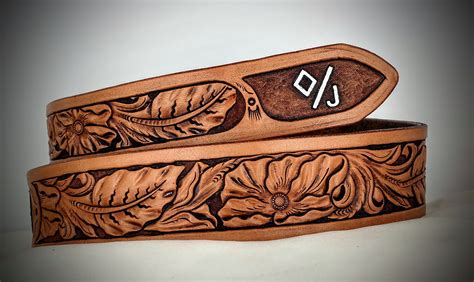 Custom Hand Tooled Leather Belts