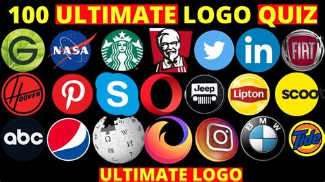 The 100 Ultimate Logo Quiz 5 Mraman Quiz Youtube