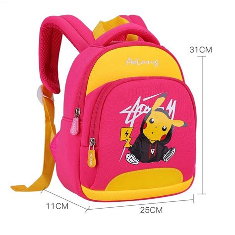 Pokémon Pikachu tryckt i ryggsäck Min Ryggsack