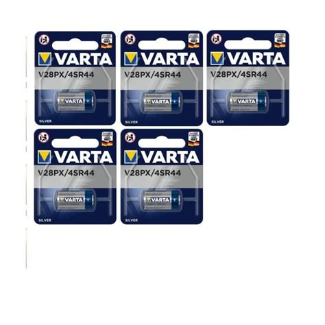 5 Piles Varta V28PX 4SR44 SILVER OXIDE 6V Cdiscount Jeux Jouets