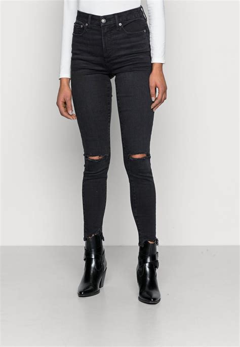 American Eagle Super Hi Rise Luxe Jegging Black Magic Denim Noir