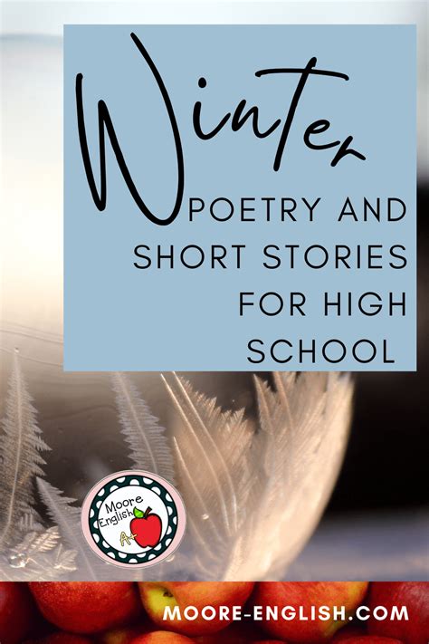 Sweater Weather Poetry And Short Stories For ELA / Moore English