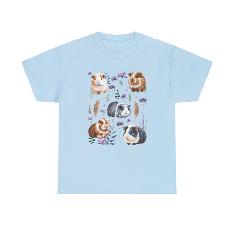 Guinea Pig Shirt Guinea Pig Shirts Cottage Core Shirt Kawaii Clothes