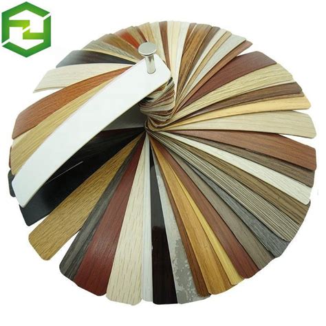 Furniture Accessory Rolled Edge Trim Pvc Abs Banding Wood Grain Pvc