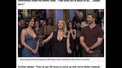 Sydney Sweeneys Cleavage On Snl Triggers Bizarre Debate Youtube