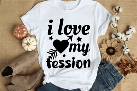 I Love My Fession Svg Vector Design Graphic By Rashed Rana Creative