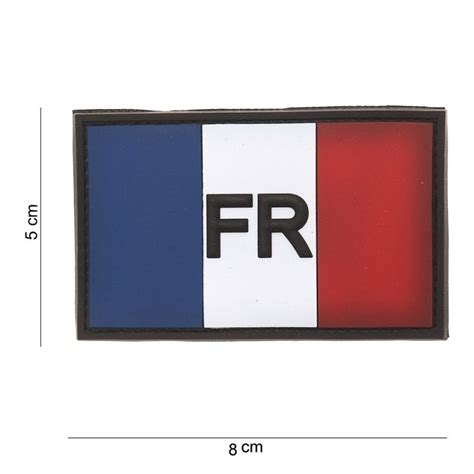 Écusson Drapeau Français 3D PVC DAN MILITARY