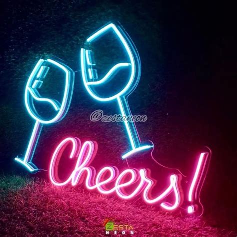 Shop For Cheers Custom Neon Led Sign Online Zesta Neon