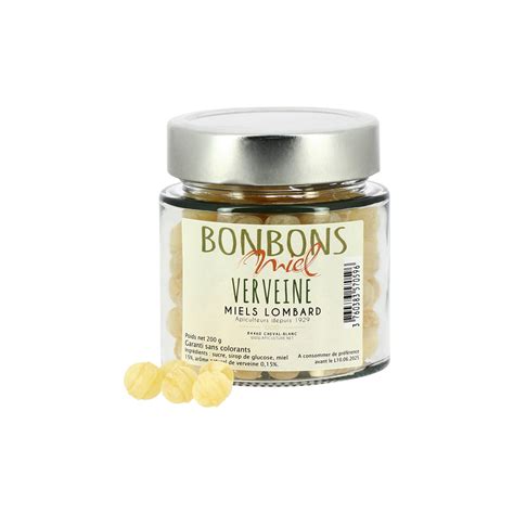 Bonbons Miel Et Verveine G Miels Lombard