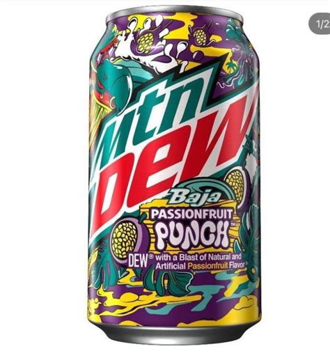 Mountain Dew Baja Passionfruit Punch Njm Trading