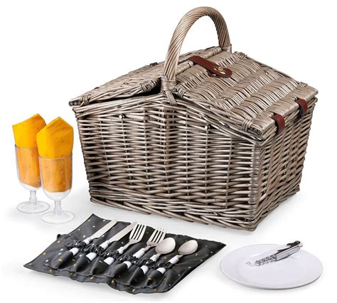 York Picnic Basket - Set for 2 | Pottery Barn