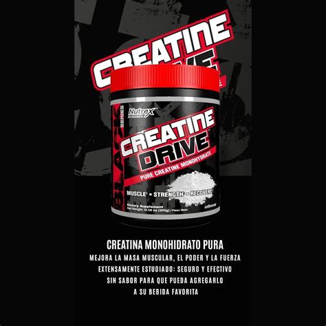 Creatina Drive Nutrex X300 Grs Creatina De Monohidrato Importada