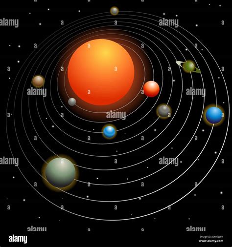 Sistema Solar Giratorio Im Genes Vectoriales De Stock Alamy