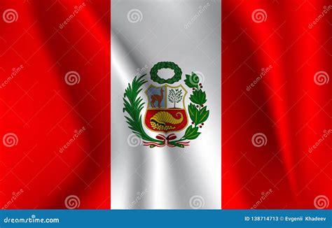 Realistic Waving Flag Of The Waving Flag Of Peru High Resolution