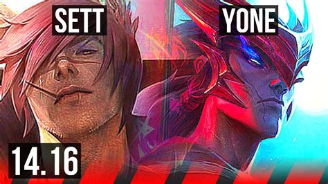 SETT Vs YONE TOP 6 Solo Kills EUW Master 14 16 YouTube