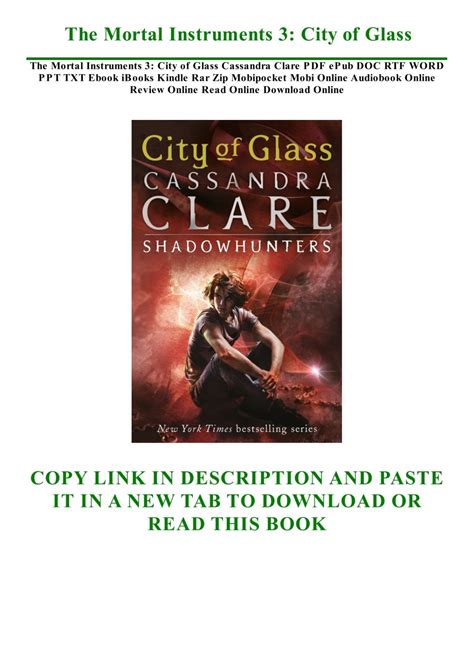 Citt Di Vetro Shadowhunters The Mortal Instruments 3 9