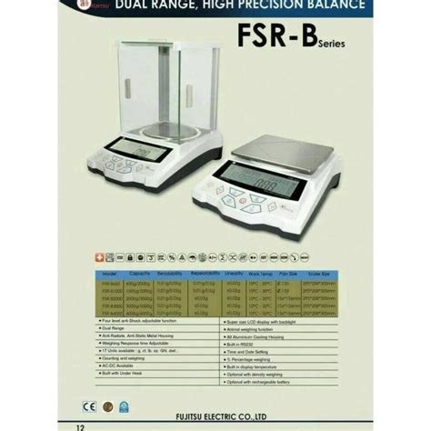 Jual Fujitsu Fsr B Precision Balance Timbangan Laboratorium Cap G