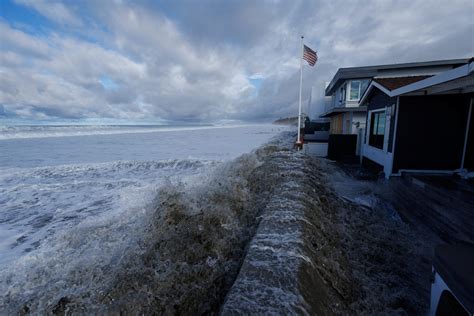 Massive Waves On California Coast Cause Flooding Force Evacuations