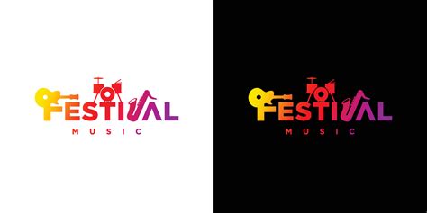 Modern And Unique Music Festival Logo Design 8879441 Vector Art At Vecteezy