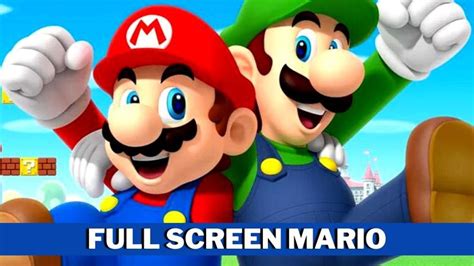 Full Screen Mario Play Online August 2022 In 2022 Mario Game