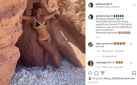 Critican A Galilea Montijo Por Foto En Bikini Noticias Siete