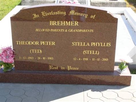 Theodor Peter Ted Brehmer Find A Grave Memorial