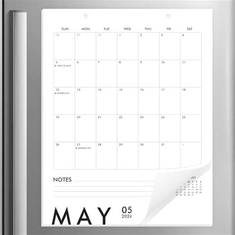 Amazon 24 Months Magnetic Calendar For Refrigerator Jan 2024 To