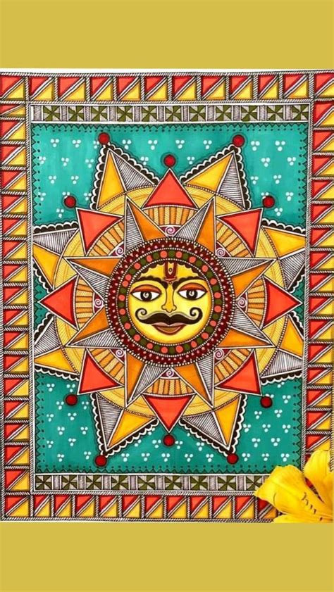 Madhuban Painting In Madhubani Art Painting Artwork