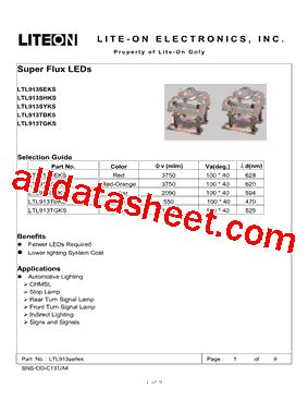 Ltl Seks Datasheet Pdf Lite On Technology Corporation