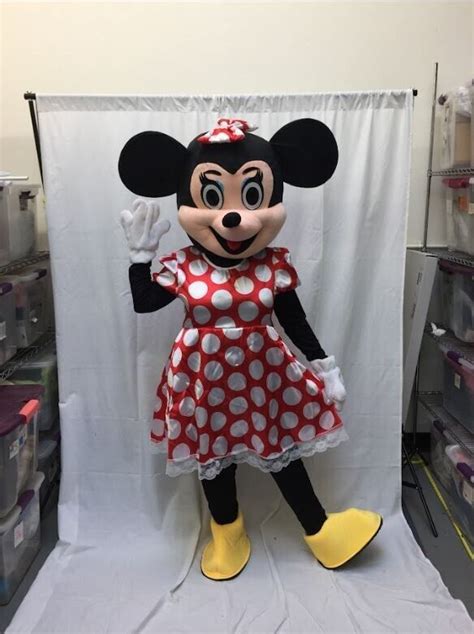 Minnie Mouse Mascot Birthday Halloween Disney Party Adult Costume